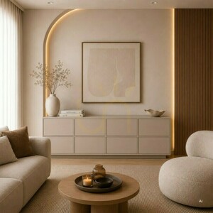 WASABI 8-door dresser, 220 cm, cashmere color by Nova Nook small 1