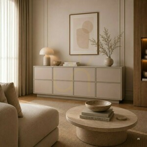 WASABI 8-door dresser, 220 cm, cashmere color by Nova Nook small 4