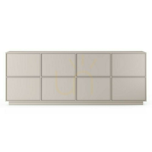 Check WASABI 8-door dresser, 220 cm, cashmere color by Nova Nook