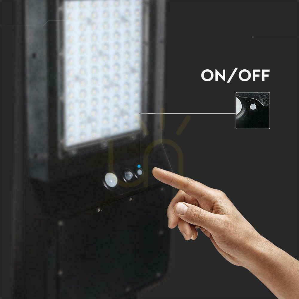 Check V-TAC 40W LED Solar Street Light, Black, IP65, 150 lm/W, CCT VT-ST43, 6000 lm V-TAC 40W LED Solar Street Light, Black, IP65, 150 lm/W, CCT VT-ST43, 6000 lm