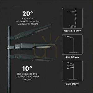 V-TAC 40W LED Solar Street Light, Black, IP65, 150 lm/W, CCT VT-ST43, 6000 lm 11 V-TAC 40W LED Solar Street Light, Black, IP65, 150 lm/W, CCT VT-ST43, 6000 lm small 11