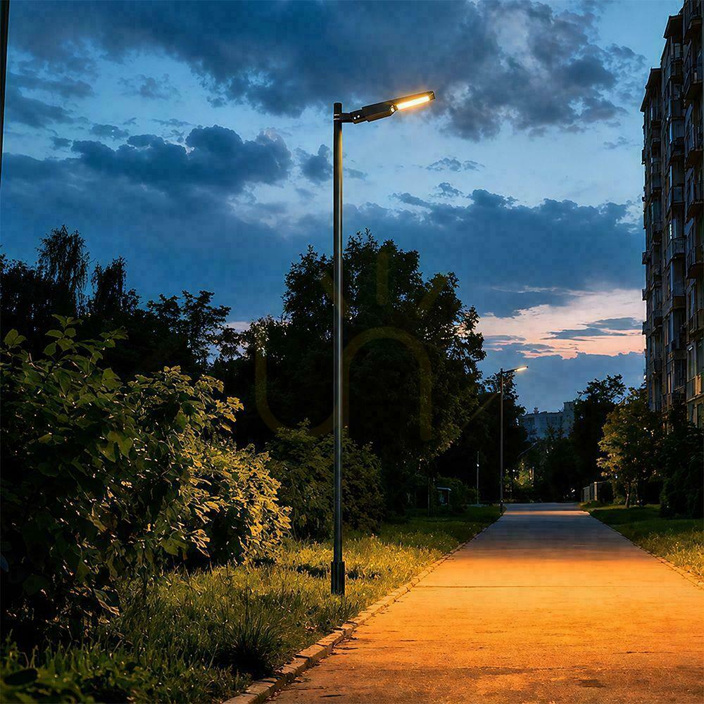 Show V-TAC 40W LED Solar Street Light, Black, IP65, 150 lm/W, CCT VT-ST43, 6000 lm V-TAC 40W LED Solar Street Light, Black, IP65, 150 lm/W, CCT VT-ST43, 6000 lm
