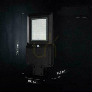 V-TAC 40W LED Solar Street Light, Black, IP65, 150 lm/W, CCT VT-ST43, 6000 lm 6 V-TAC 40W LED Solar Street Light, Black, IP65, 150 lm/W, CCT VT-ST43, 6000 lm small 6