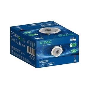 V-TAC LED CREE Recessed Tiltable Downlight, 12W, CRI90+, CCT, IP44, White, VT-110011CCT, 800 lm, 6-Year Warranty 2 V-TAC LED CREE Recessed Tiltable Downlight, 12W, CRI90+, CCT, IP44, White, VT-110011CCT, 800 lm, 6-Year Warranty small 2