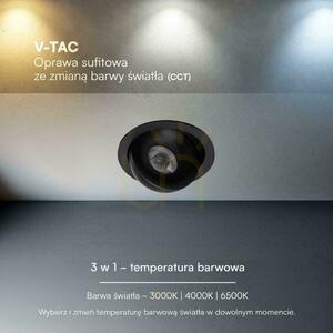 V-TAC LED CREE Recessed Tiltable Downlight, 12W, CRI90+, CCT, IP44, White, VT-110011CCT, 800 lm, 6-Year Warranty 5 V-TAC LED CREE Recessed Tiltable Downlight, 12W, CRI90+, CCT, IP44, White, VT-110011CCT, 800 lm, 6-Year Warranty small 5