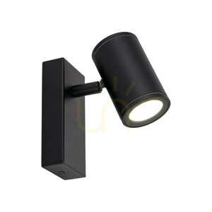 Nexo Black GU10 Wall Sconce IP44 small 4