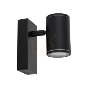 Nexo Black GU10 Wall Sconce IP44 small 5
