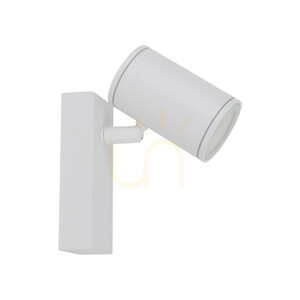 Nexo White GU10 Wall Sconce IP44 small 3
