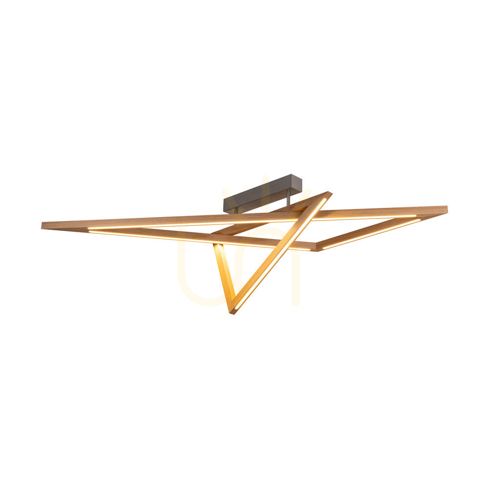 View Vinci Ceiling Light, Oiled Oak/Matte Nickel, 2xLED, 48 W, 155 cm Vinci Ceiling Light, Oiled Oak/Matte Nickel, 2xLED, 48 W, 155 cm