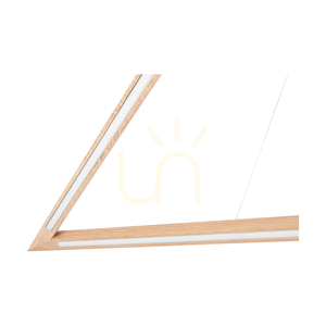 Vinci Pendant Light, Oiled Oak/Matte Nickel, 1xLED 35 W, Up&amp;Down, 155 cm small 3