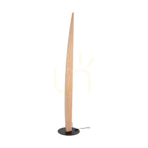 Dubai Floor Lamp, Oiled Oak/Black, 1xLED 33 W, Ø30 cm 0 Dubai Floor Lamp, Oiled Oak/Black, 1xLED 33 W, Ø30 cm small 0