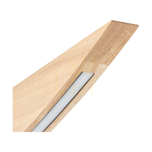 Dubai Pendant Light, Oiled Oak/Black, 1xLED 23 W, Up&amp;Down, 117 cm small 2