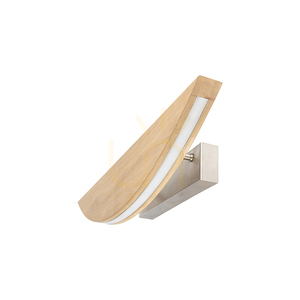 Dubai Wall Sconce, Oiled Oak/Matte Nickel, 1xLED 12.5 W, 56 cm 0 Dubai Wall Sconce, Oiled Oak/Matte Nickel, 1xLED 12.5 W, 56 cm small 0