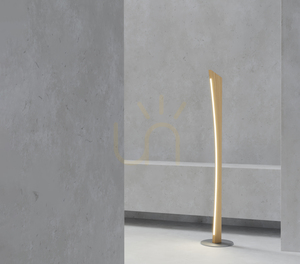 Ziad Floor Lamp, Oiled Oak/Black, 1xLED 33 W, Ø30 cm small 4
