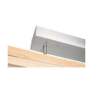 Twin Ceiling Light, Oiled Oak/Matte Nickel, 3xLED, 23 W, 100 cm small 2