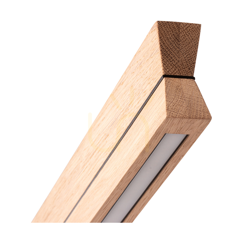 Preview Twin Ceiling Light, Oiled Oak/Black, 3xLED, 23 W, 100 cm Twin Ceiling Light, Oiled Oak/Black, 3xLED, 23 W, 100 cm