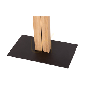 Brinova TWIN LED floor lamp 36 W, oiled oak and black, 151 cm small 2