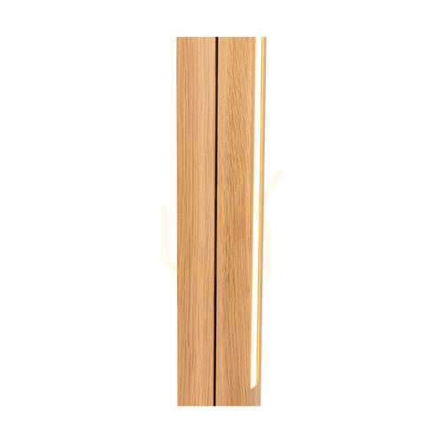 Check Brinova TWIN LED floor lamp 36 W, oiled oak and black, 151 cm