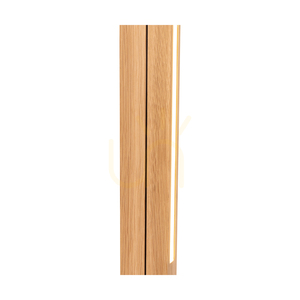 Brinova TWIN LED floor lamp 36 W, oiled oak and black, 151 cm small 3