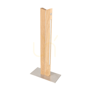 Twin Table Lamp, Oiled Oak/Matte Nickel, 2xLED 9.5 W, 20 cm small 0