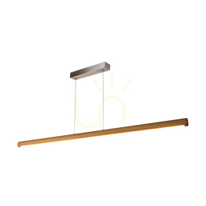 Conor Pendant Light, Oiled Oak/Matte Nickel, 1xLED 45 W, Up&Down, 160 cm 1 Conor Pendant Light, Oiled Oak/Matte Nickel, 1xLED 45 W, Up&Down, 160 cm small 1