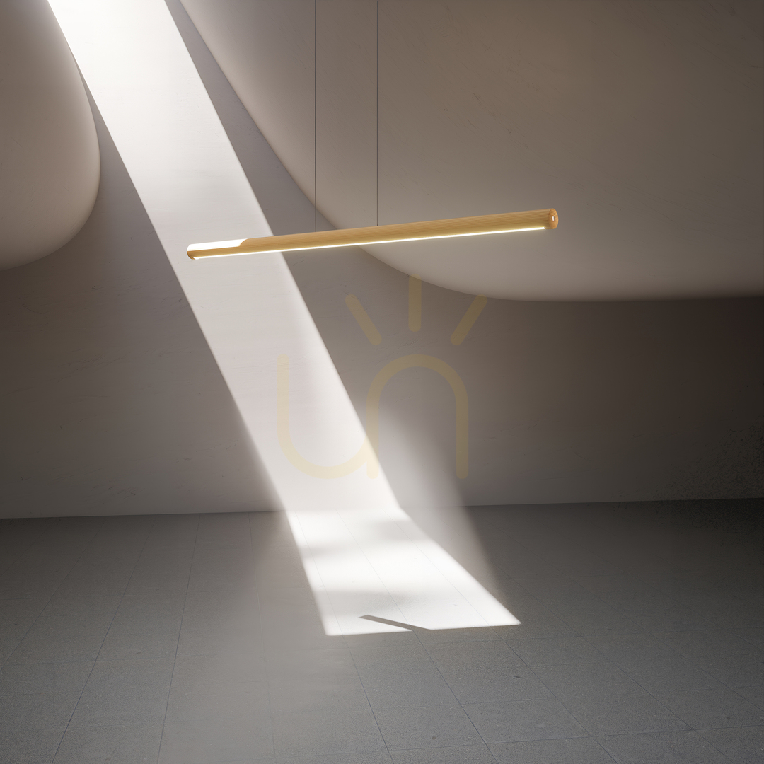 Show Conor Pendant Light, Oiled Oak/Matte Nickel, 1xLED 45 W, Up&Down, 160 cm Conor Pendant Light, Oiled Oak/Matte Nickel, 1xLED 45 W, Up&Down, 160 cm