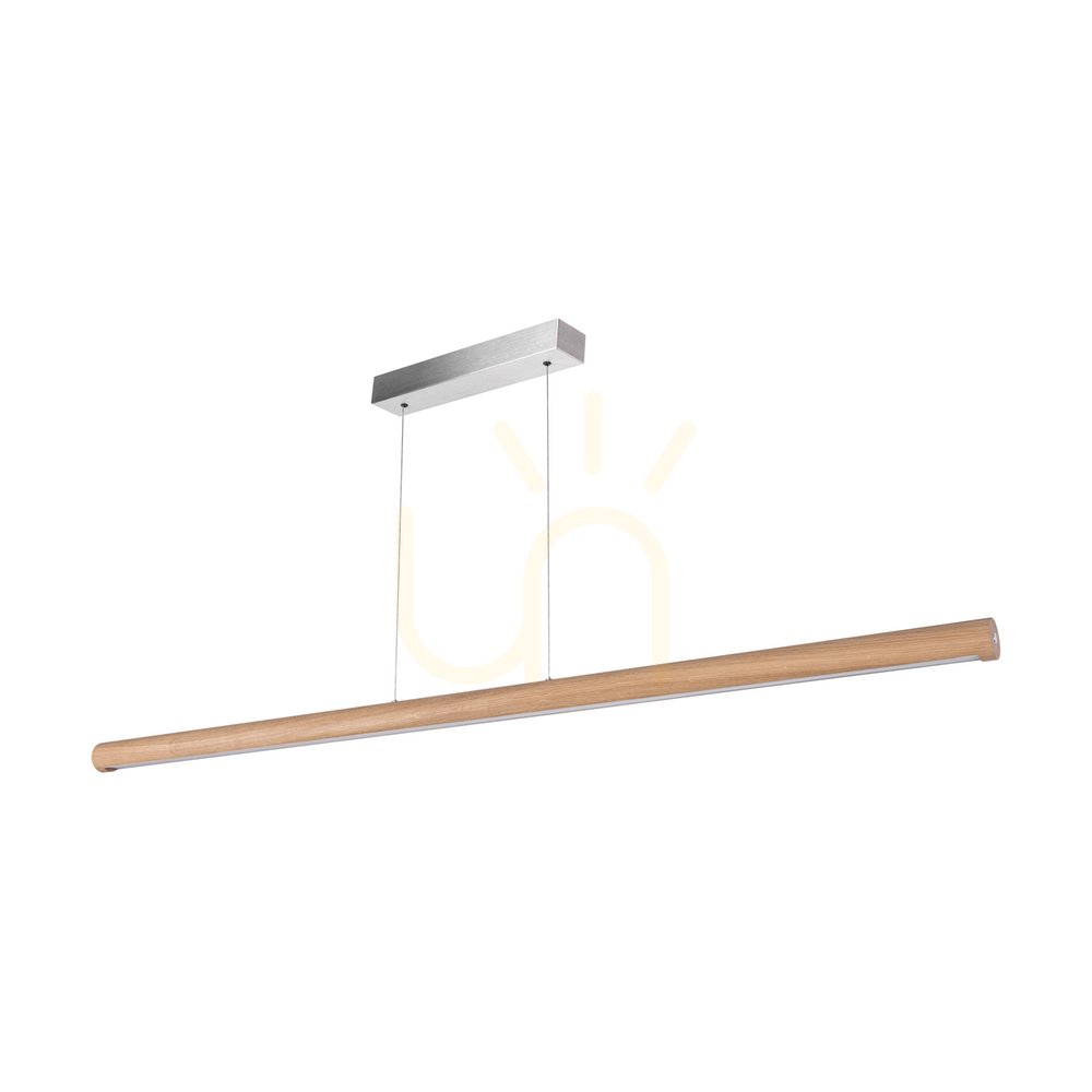 Check Conor Pendant Light, Oiled Oak/Matte Nickel, 1xLED 45 W, Up&Down, 160 cm Conor Pendant Light, Oiled Oak/Matte Nickel, 1xLED 45 W, Up&Down, 160 cm