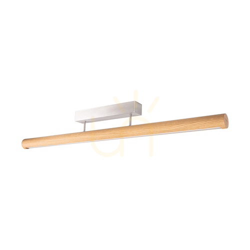 Check Conor Ceiling Light, Oiled Oak/Matte Nickel, 1xLED 34.5 W, Up&amp;Down, 120 cm