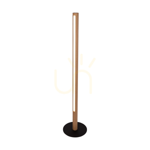 Conor Floor Lamp, Oiled Oak/Black, 1xLED 32 W, Ø30 cm small 1