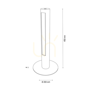 Conor Table Lamp, Oiled Oak/Matte Nickel, 1xLED 9 W, Ø20 cm 4 Conor Table Lamp, Oiled Oak/Matte Nickel, 1xLED 9 W, Ø20 cm small 4