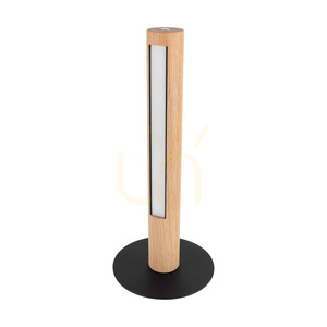 Conor Table Lamp, Oiled Oak/Black, 1xLED 9 W, Ø20 cm small 0