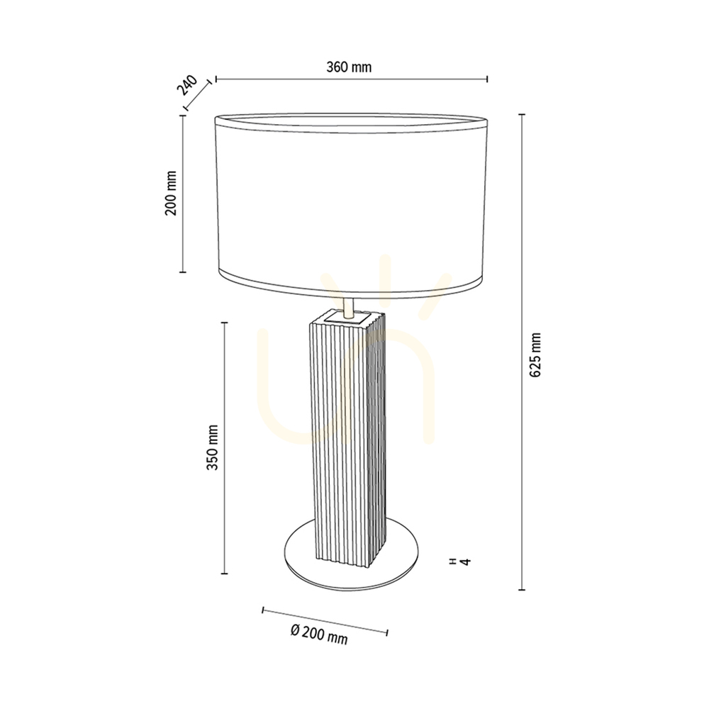 Show Riflet Table Lamp, Oiled Oak/Matte Nickel, Cream and Silver Lampshade, 1xE27, 36 cm Riflet Table Lamp, Oiled Oak/Matte Nickel, Cream and Silver Lampshade, 1xE27, 36 cm