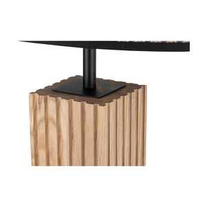 Riflet Table Lamp, Oiled Oak/Black, Brown-Black-Gold Lampshade, 1xE27, 36 cm 3 Riflet Table Lamp, Oiled Oak/Black, Brown-Black-Gold Lampshade, 1xE27, 36 cm small 3