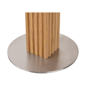 Riflet Table Lamp, Oiled Oak/Matte Nickel, White Lampshade, 1xE27, Ø22 cm small 2