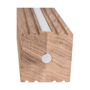Riflet Wall Sconce, Oiled Oak/Aluminum, 2xLED, 13.9 W, 38 cm 3 Riflet Wall Sconce, Oiled Oak/Aluminum, 2xLED, 13.9 W, 38 cm small 3