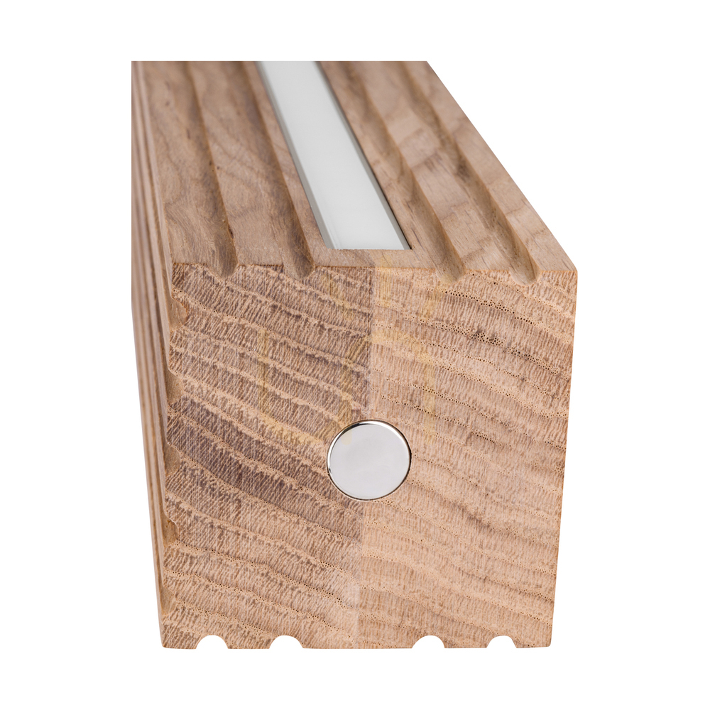 Display Riflet Wall Sconce, Oiled Oak/Aluminum, 2xLED, 13.9 W, 38 cm Riflet Wall Sconce, Oiled Oak/Aluminum, 2xLED, 13.9 W, 38 cm