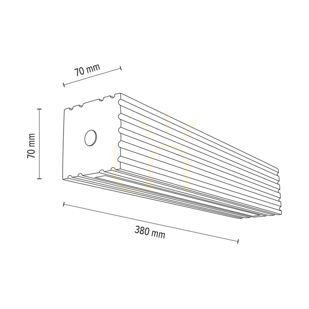 Check Riflet Wall Sconce, Oiled Oak/Aluminum, 2xLED, 13.9 W, 38 cm Riflet Wall Sconce, Oiled Oak/Aluminum, 2xLED, 13.9 W, 38 cm