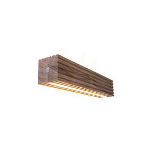 Riflet Wall Sconce, Oiled Oak/Black, 2xLED, 13.9 W, 38 cm 1 Riflet Wall Sconce, Oiled Oak/Black, 2xLED, 13.9 W, 38 cm small 1