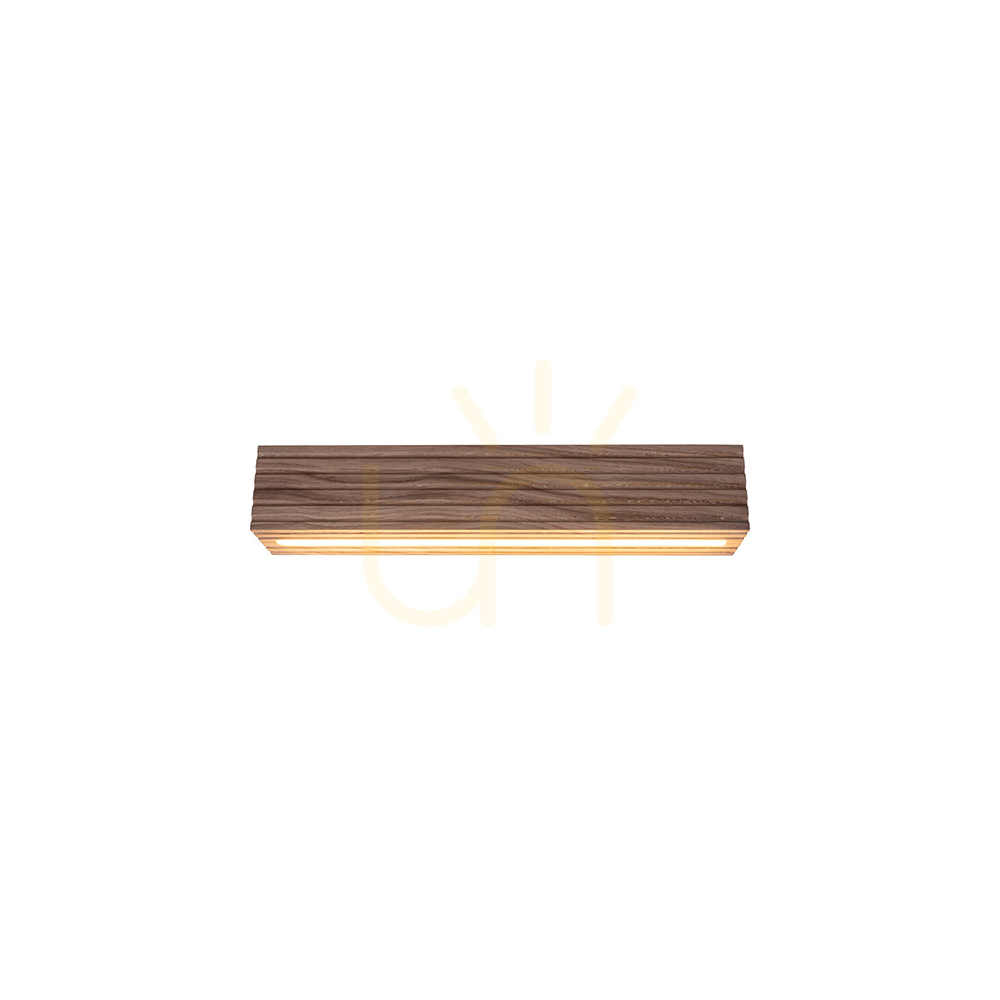 Preview Riflet Wall Sconce, Oiled Oak/Black, 2xLED, 13.9 W, 38 cm Riflet Wall Sconce, Oiled Oak/Black, 2xLED, 13.9 W, 38 cm