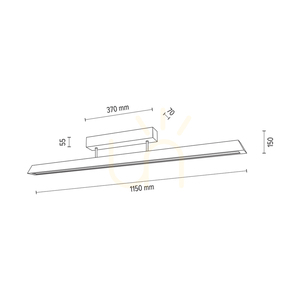 Derott Ceiling Light, Oiled Oak/Matte Nickel, 3xLED, 42 W, 115 cm 2 Derott Ceiling Light, Oiled Oak/Matte Nickel, 3xLED, 42 W, 115 cm small 2