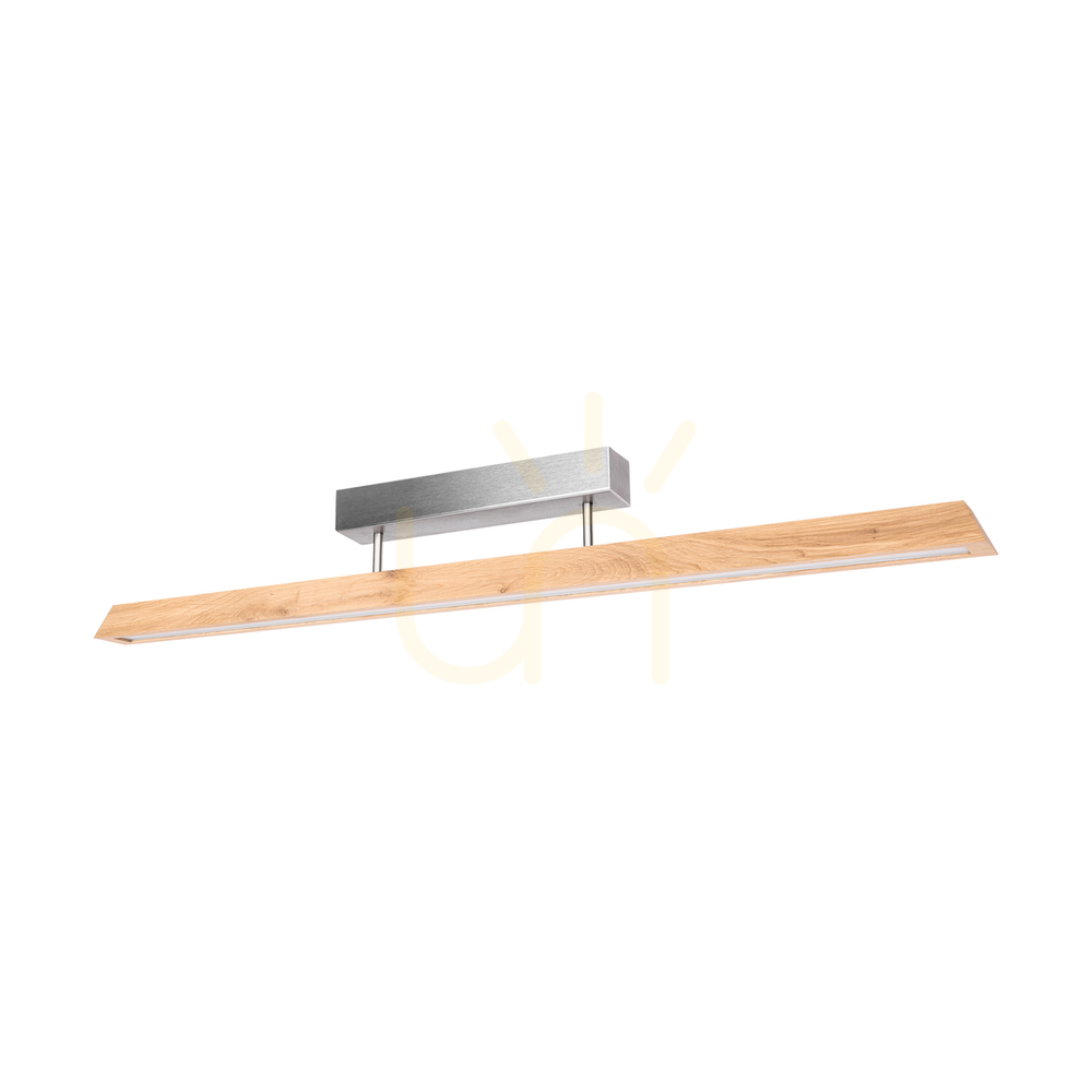 Check Derott Ceiling Light, Oiled Oak/Matte Nickel, 3xLED, 42 W, 115 cm Derott Ceiling Light, Oiled Oak/Matte Nickel, 3xLED, 42 W, 115 cm