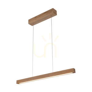 Smal CCT Pendant Light, Oiled Oak, 1xLED 26.4 W, Up&amp;Down, 80 cm small 1
