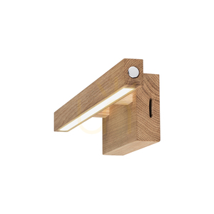 Smal CCT Wall Sconce, Oiled Oak, 1xLED 5.4 W, 40 cm 1 Smal CCT Wall Sconce, Oiled Oak, 1xLED 5.4 W, 40 cm small 1