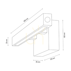 Smal CCT Wall Sconce, Oiled Oak, 1xLED 5.4 W, 40 cm 4 Smal CCT Wall Sconce, Oiled Oak, 1xLED 5.4 W, 40 cm small 4