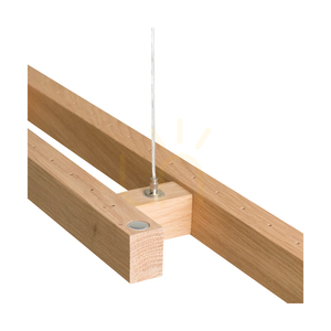Brinova SMAL CCT pendant light, oiled oak, 2×LED 34.3 W, 150 cm small 2