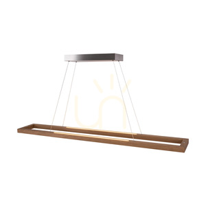 Legno Pendant Light, Oiled Oak/Matte Nickel, 3xLED, 80 W, Up&Down, 164.5 cm 2 Legno Pendant Light, Oiled Oak/Matte Nickel, 3xLED, 80 W, Up&Down, 164.5 cm small 2