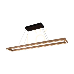 Legno Pendant Light, Oiled Oak/Black, 3xLED, 80 W, Up&amp;Down, 164.5 cm small 1