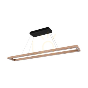 Legno Pendant Light, Oiled Oak/Black, 3xLED, 80 W, Up&amp;Down, 164.5 cm small 0