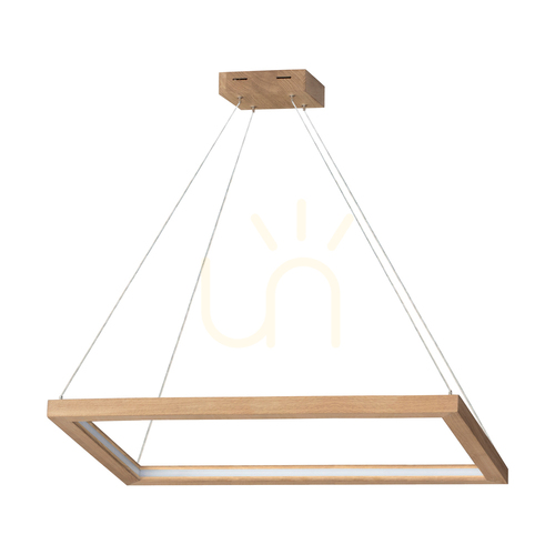 Check Legno Pendant Light, Oiled Oak, 1xLED 33 W, Up&amp;Down, 84 cm