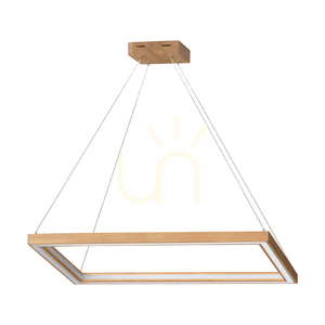 Legno Pendant Light, Oiled Oak, 2xLED, 68 W, Up&amp;Down, 84 cm small 0